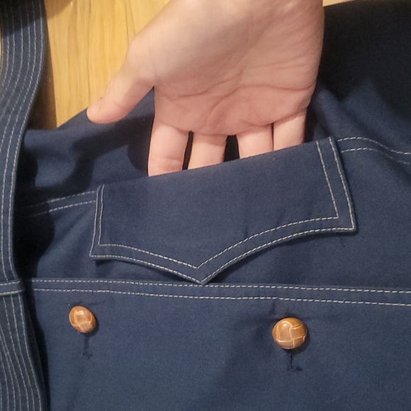 Vintage 70s Count Romi Raincoat 6 M - Picture 7 of 14